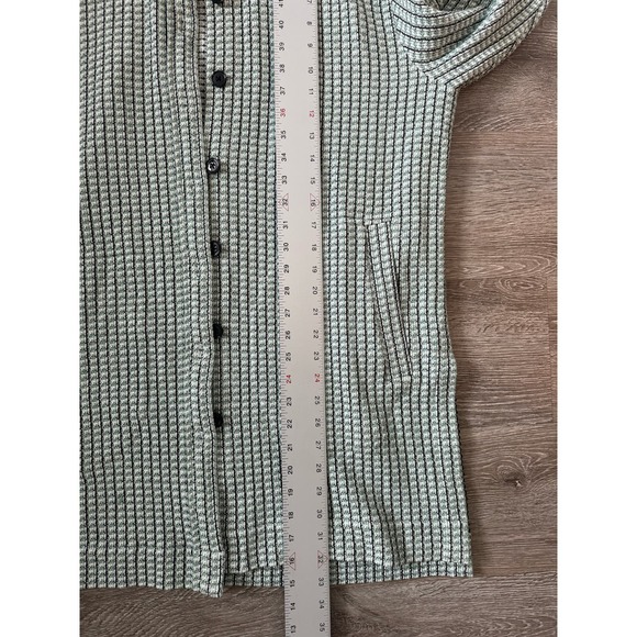 Club Monaco EUC Tweed Boucle Overshirt Jacket Coat Shaket Size M Checkered - Picture 13 of 13